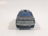 Vintage Majorette No. 240 Chevrolet Impala N31 Police Black and White 1/69 Scale Die Cast Toy Car Vehicle with Opening Doors