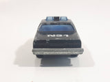 Vintage Majorette No. 240 Chevrolet Impala N31 Police Black and White 1/69 Scale Die Cast Toy Car Vehicle with Opening Doors