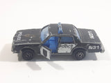 Vintage Majorette No. 240 Chevrolet Impala N31 Police Black and White 1/69 Scale Die Cast Toy Car Vehicle with Opening Doors