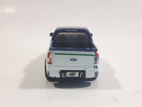 2007 Upper Deck Vancouver Canucks NHL Ice Hockey Ford SVT Adrenaline Concept Truck Dark Blue and White Die Cast Toy Car Vehicle