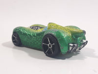 2010 Hot Wheels Disney Pixar Toy Story 3 Rex Rider Two-Tone Satin Green and Lime Green Die Cast Toy Character Car Vehicle