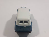 Johnny Lightning 1950 Chevy Suburban Dark Teal Blue Green with White Roof Die Cast Toy Car Vehicle with Opening Hood