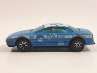 2001 Hot Wheels City Service '93 Warner Oldsmobile Aurora #54 Police Cops Blue Die Cast Toy Car Vehicle