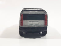 Maisto Hummer H2 Silver Grey Die Cast Toy Truck SUV Vehicle