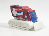 2013 Matchbox MBX Explorers Blizzard Buster Red and White Die Cast Toy Car Vehicle