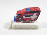 2013 Matchbox MBX Explorers Blizzard Buster Red and White Die Cast Toy Car Vehicle