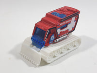 2013 Matchbox MBX Explorers Blizzard Buster Red and White Die Cast Toy Car Vehicle