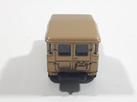 2013 Matchbox MBX Explorers Mountain Outdoors Sportsmen 1968 Toyota Land Cruiser (FJ40) Gold Die Cast Toy Car Vehicle