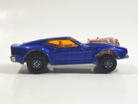 Vintage 1973 Lesney Matchbox Rolamatics Mustang Piston Popper No. 10 Blue Die Cast Toy Muscle Car Vehicle