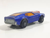 Vintage 1973 Lesney Matchbox Rolamatics Mustang Piston Popper No. 10 Blue Die Cast Toy Muscle Car Vehicle