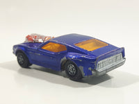 Vintage 1973 Lesney Matchbox Rolamatics Mustang Piston Popper No. 10 Blue Die Cast Toy Muscle Car Vehicle