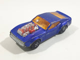 Vintage 1973 Lesney Matchbox Rolamatics Mustang Piston Popper No. 10 Blue Die Cast Toy Muscle Car Vehicle