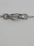 Vintage Burkhardt Jewelers Victorian Style Floral Engraved Sterling Silver Opening Photo Locket Necklace
