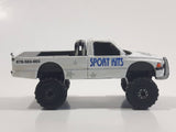 RealToy 4x4 Lifted Dodge Ram Pickup Truck "Sports Kits" "Champion" "Tech Sport Racing Equipment" White Die Cast Toy Car Vehicle