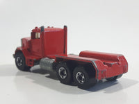 1989 Hot Wheels Peterbilt Dump Truck Semi Rig Red Die Cast Toy Car Vehicle - BW Hong Kong