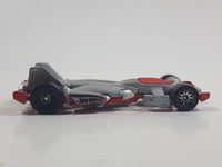 2005 Hot Wheels Starter Set Jet Threat 3.0 Silver Die Cast Toy Race Car Vehicle