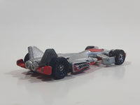 2005 Hot Wheels Starter Set Jet Threat 3.0 Silver Die Cast Toy Race Car Vehicle