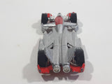 2005 Hot Wheels Starter Set Jet Threat 3.0 Silver Die Cast Toy Race Car Vehicle