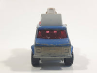 1999 Matchbox Scrapyard Breakdown Van Matte Blue Die Cast Toy Car Vehicle