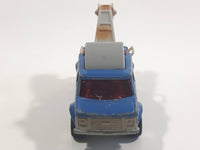 1999 Matchbox Scrapyard Breakdown Van Matte Blue Die Cast Toy Car Vehicle