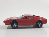 Vintage Yatming No. 1025 Ferrari 512 BB Berlinetta Boxer #6 Red Die Cast Toy Dream Sports Car Vehicle - Made in Hong Kong