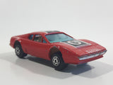 Vintage Yatming No. 1025 Ferrari 512 BB Berlinetta Boxer #6 Red Die Cast Toy Dream Sports Car Vehicle - Made in Hong Kong