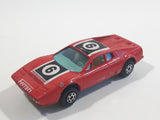 Vintage Yatming No. 1025 Ferrari 512 BB Berlinetta Boxer #6 Red Die Cast Toy Dream Sports Car Vehicle - Made in Hong Kong