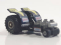 1990 Galoob Micro Machin ALM/TNT Banter Bros. Black Miniature Tiny Die Cast Toy Tractor Puller Race Car Vehicle