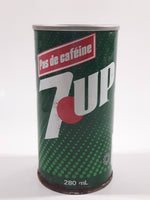 Vintage 7up No Caffeine 280ml Tab Top Steel Soda Pop Can
