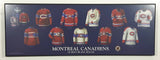 Montreal Canadiens NHL Ice Hockey Team "Le Bleu Blanc Rouge" Jersey History 5" x 15" Wall Plaque Board