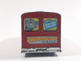 Rare 1960-1962 Corgi Toys 413 Smith's "Karrier" Van Chipperfields Circus Mobile Booking Office Truck Red and Light Blue Die Cast Toy Car Vehicle