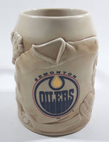 Edmonton Oiler NHL Ice Hockey Team Heavy Embossed 3D Stoneware Beer Stein Mug