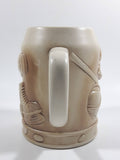 Edmonton Oiler NHL Ice Hockey Team Heavy Embossed 3D Stoneware Beer Stein Mug