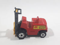 1972 Lesney Products Matchbox Red Yellow Superfast No. 15 Fork Lift Truck Toy Car Warehouse Yard Machinery Vehicle