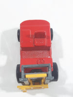 1972 Lesney Products Matchbox Red Yellow Superfast No. 15 Fork Lift Truck Toy Car Warehouse Yard Machinery Vehicle