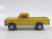 Vintage 1973 Lesney Matchbox Rolamatics No. 57 Wild Life Truck Ranger Yellow Die Cast Toy Dump Truck Vehicle
