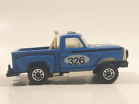 Vintage 1982 Lesney Matchbox Superfast Flareside Pick-Up Truck Blue BF Goodrich Baja Bouncer #326 Blue Die Cast Toy Car Vehicle