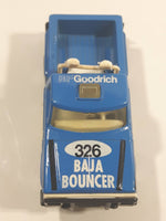 Vintage 1982 Lesney Matchbox Superfast Flareside Pick-Up Truck Blue BF Goodrich Baja Bouncer #326 Blue Die Cast Toy Car Vehicle