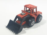 Vintage 1981 Lesney Matchbox Superfast No. 29 Tractor Shovel Red Die Cast Toy Construction Building Equipment Vehicle