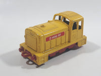 Vintage 1979 Lesney Matchbox Superfast No. 24 Shunter Train Locomotive Yellow Die Cast Toy Car Railway Railroad Vehicle