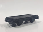 Vintage 1978 Lesney Matchbox Train Flat Car Black Die Cast Toy Car Railway Railroad Vehicle