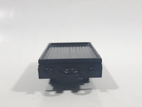 Vintage 1978 Lesney Matchbox Train Flat Car Black Die Cast Toy Car Railway Railroad Vehicle