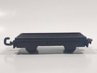 Vintage 1978 Lesney Matchbox Train Flat Car Black Die Cast Toy Car Railway Railroad Vehicle