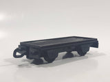 Vintage 1978 Lesney Matchbox Train Flat Car Black Die Cast Toy Car Railway Railroad Vehicle