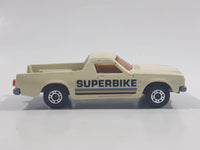 Vintage Lesney Matchbox Superfast No. 60 Holden Pick-up Truck Superbike White Cream Die Cast Toy Car Vehicle