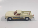 Vintage Lesney Matchbox Superfast No. 60 Holden Pick-up Truck Superbike White Cream Die Cast Toy Car Vehicle