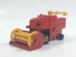 Vintage 1978 Lesney Matchbox No. 51 Combine Harvester Red Die Cast Toy Farming Machinery Equipment Vehicle