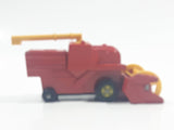 Vintage 1978 Lesney Matchbox No. 51 Combine Harvester Red Die Cast Toy Farming Machinery Equipment Vehicle