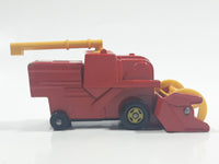 Vintage 1978 Lesney Matchbox No. 51 Combine Harvester Red Die Cast Toy Farming Machinery Equipment Vehicle