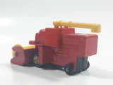 Vintage 1978 Lesney Matchbox No. 51 Combine Harvester Red Die Cast Toy Farming Machinery Equipment Vehicle